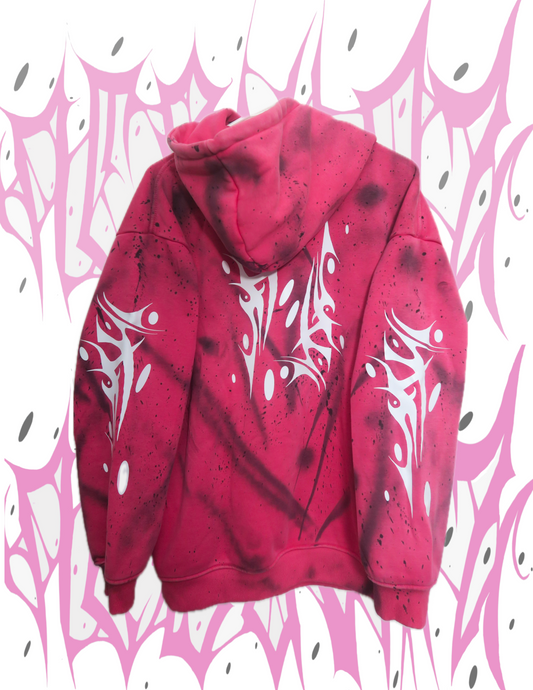 PINK 1/1 HOODIE “SX09” size L