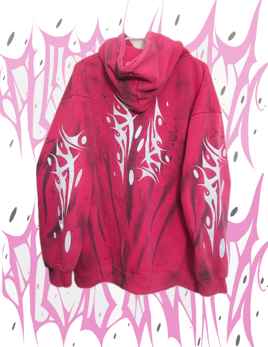 PINK 1/1 HOODIE “SX09” size XL